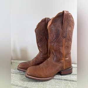 Dan Post Rustic Brown Western Cowgirl Boots Size 7.5